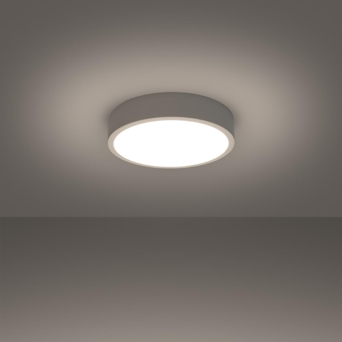 Plafon ONYX 30 biały LED 3000K 6x30x30cm nowoczesna lampa do salonu nr. 3