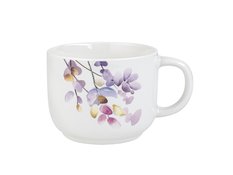 Kubek 370 ml porcelanowy w kwiaty do kuchni - Miniaturka zdjęcia nr 1