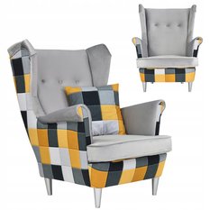 Fotel uszak Ari Print Duo Family Meble