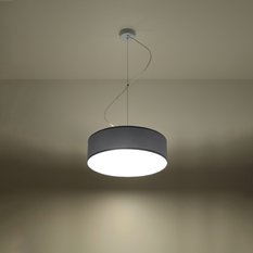 Lampa wisząca ARENA 35 szara 111x35x35cm nowoczesna E27 do salonu - Miniaturka zdjęcia nr 3