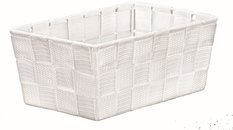 Koszyk do przechowywania Kleine Wolke Chico box 24x18,5x9 cm biały M pojemnik do łazienki 