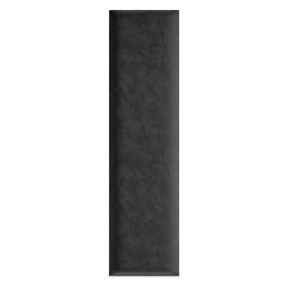 Panele tapicerowane  80x20 cm na ścianę prostokąt grafitowy nr. 2