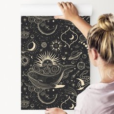Tapeta Ścienna Wieloryby SŁOŃCE Abstrakcja Boho  - Miniaturka zdjęcia nr 6
