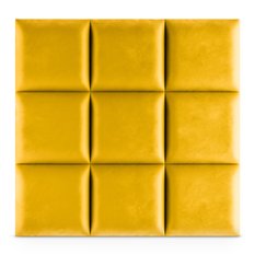 Panele tapicerowane 30x30 na ścianę magic velvet żółty - Miniaturka zdjęcia nr 4