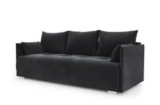 Kanapa Nessa 88x199x93 cm do salonu rozkładana kronos czarna - Miniaturka zdjęcia nr 1