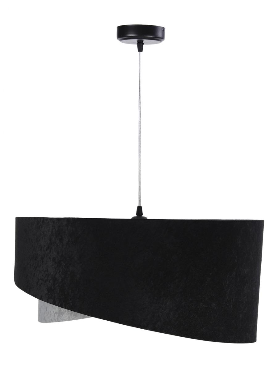 Lampa wisząca asymetryczna czarno-szaro złota do salonu sypialni biura  nr. 4