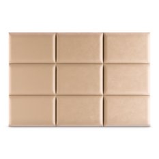  Panele tapicerowane 50x40 cm na ścianę magic velvet beżowy - Miniaturka zdjęcia nr 4