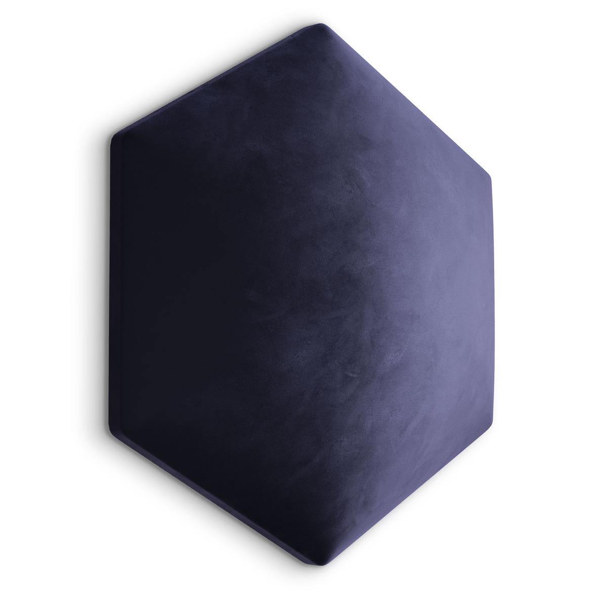 Panele tapicerowane  26x30 cm hexagon magic velvet lawendowy
