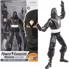 Figurka POWER RANGERS czarny ranger mighty morphin ninja dla dziecka