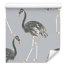 Tapeta – Flamingi jak malowane 