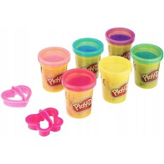 Ciastolina zestaw kolorowych tub 6-pak a5417 play-doh sparkle błyszcząca dla dziecka - Miniaturka zdjęcia nr 4