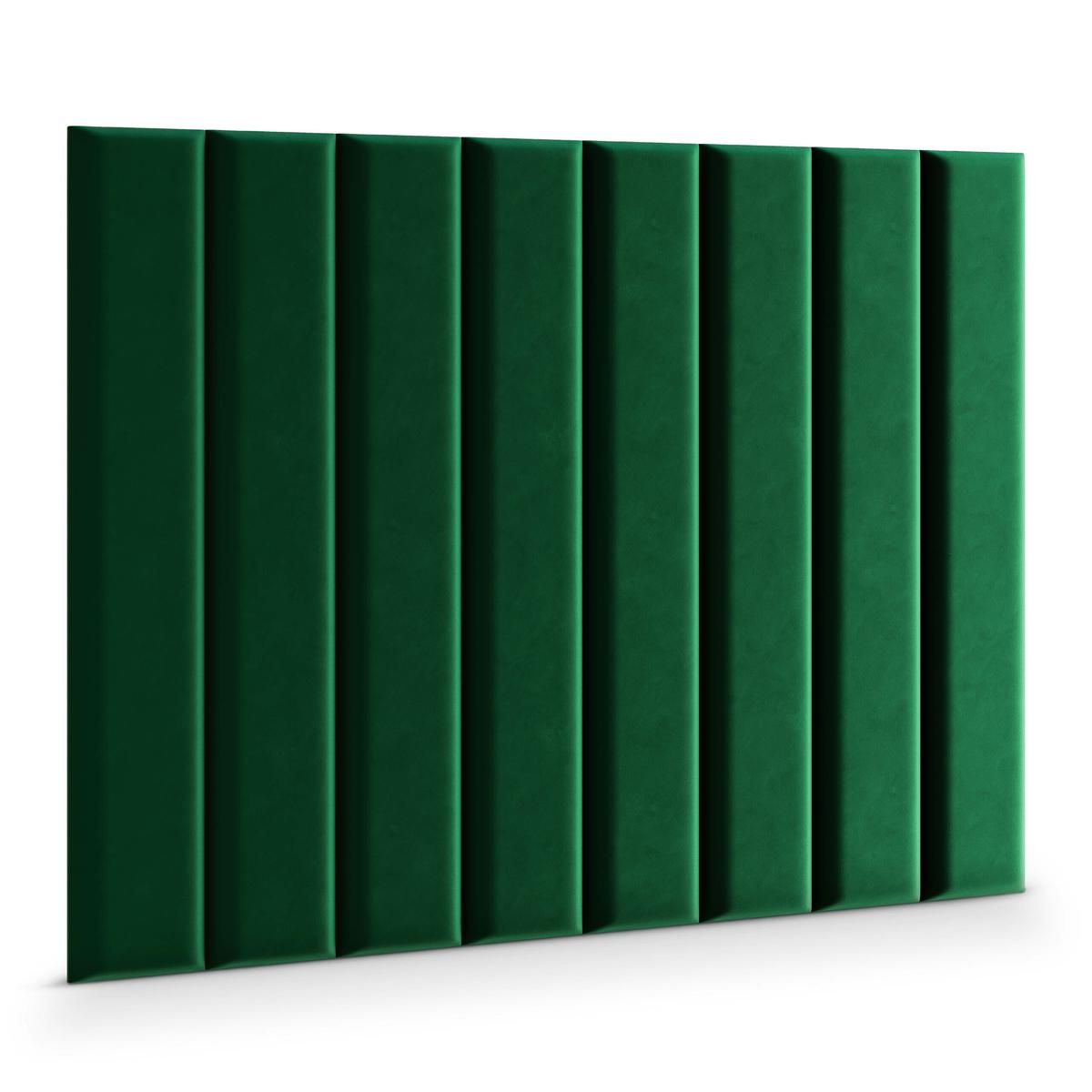 Panele tapicerowane 100x20 na ścianę magic velvet butelkowa zieleń nr. 3