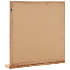  Lustro 60x12x62 cm do łazienki sypialni z ramą z drewna orzechowego - Miniaturka zdjęcia nr 4