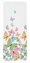 Mata bezpieczeństwa do wanny Butterflies 36x92 cm Kleine Wolke biały motyle 