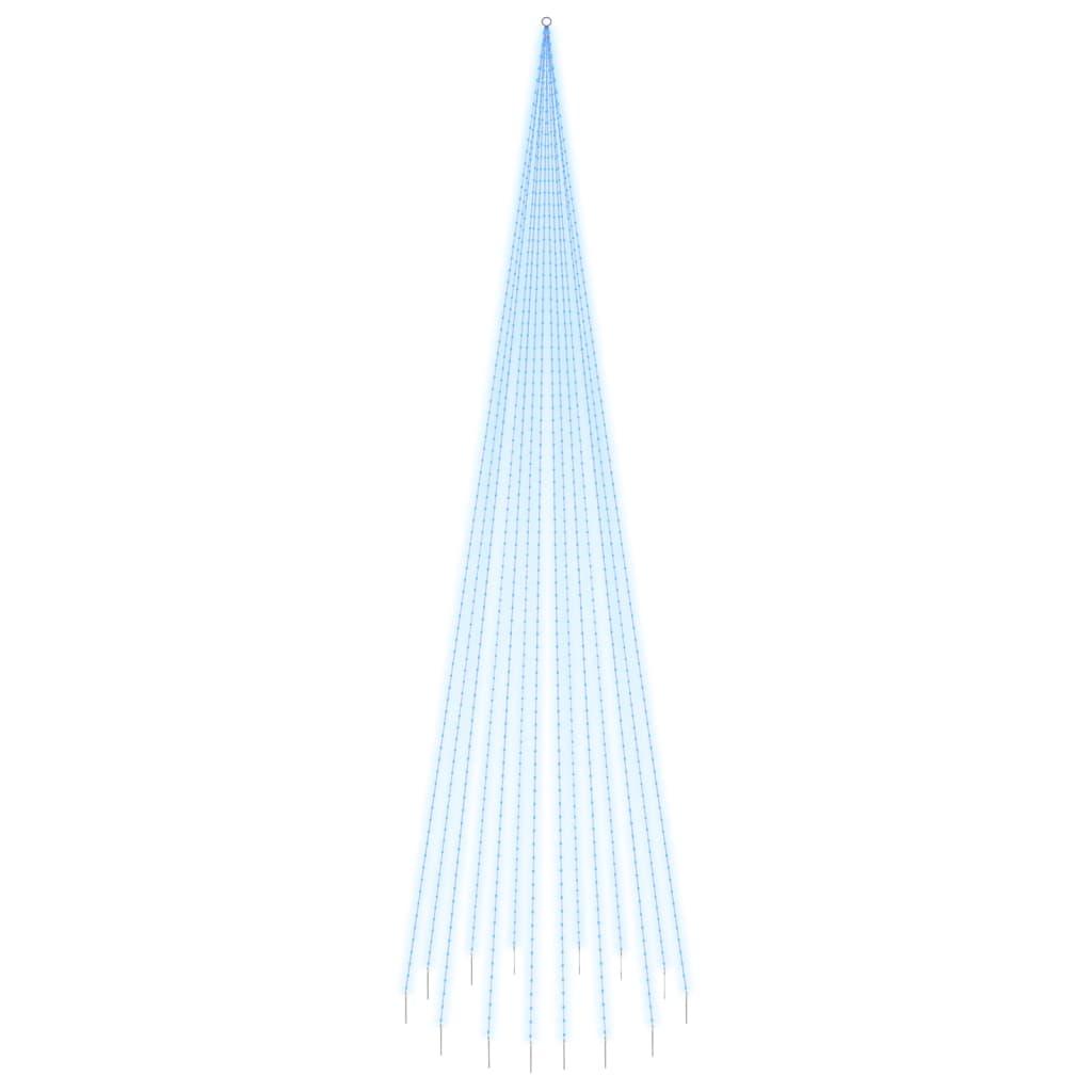 Choinka do montażu na maszcie, 1134 niebieskich LED, 800 cm nr. 1