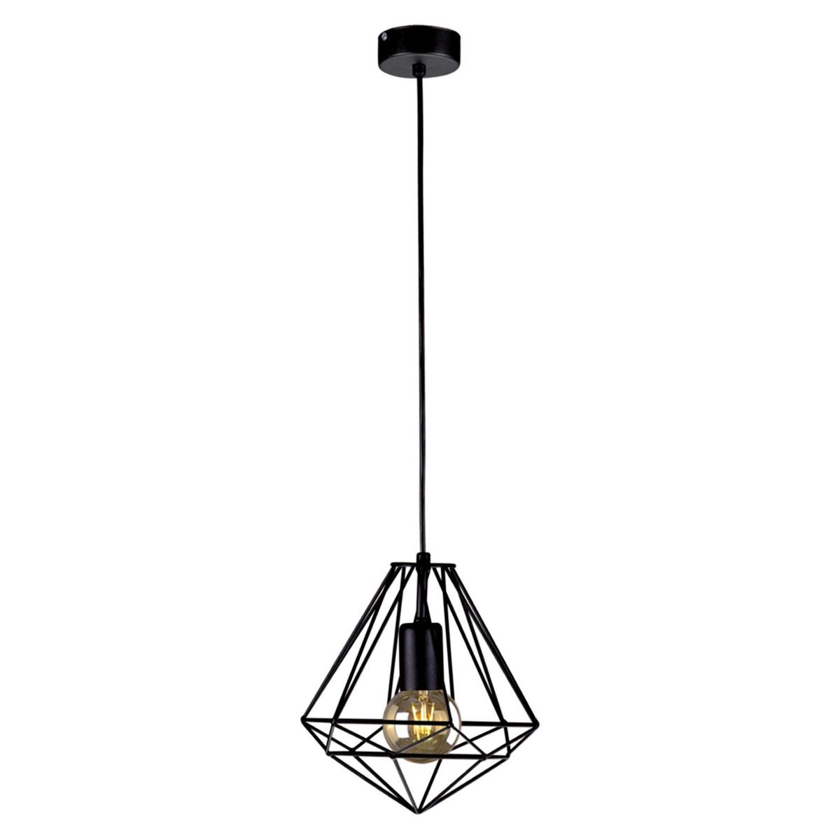 Lampa wisząca K-4018 MARKO 23x95x26 cm do salonu lub pokoju czarny