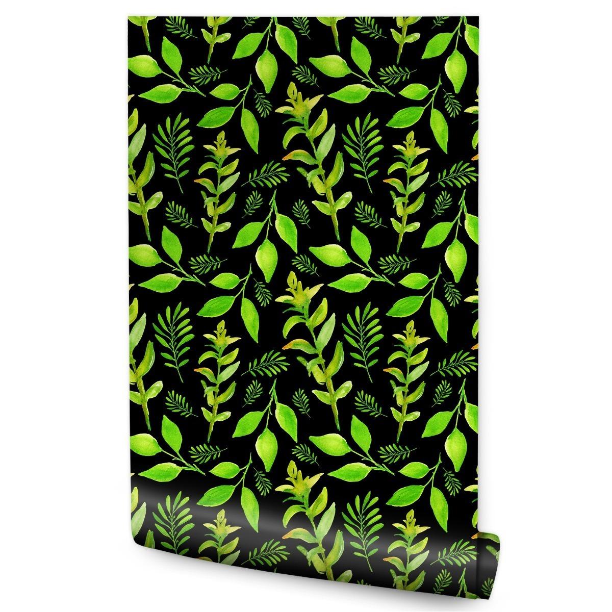 Tapeta Do Salonu Leśne LIŚCIE Rośliny Natura Dekor 