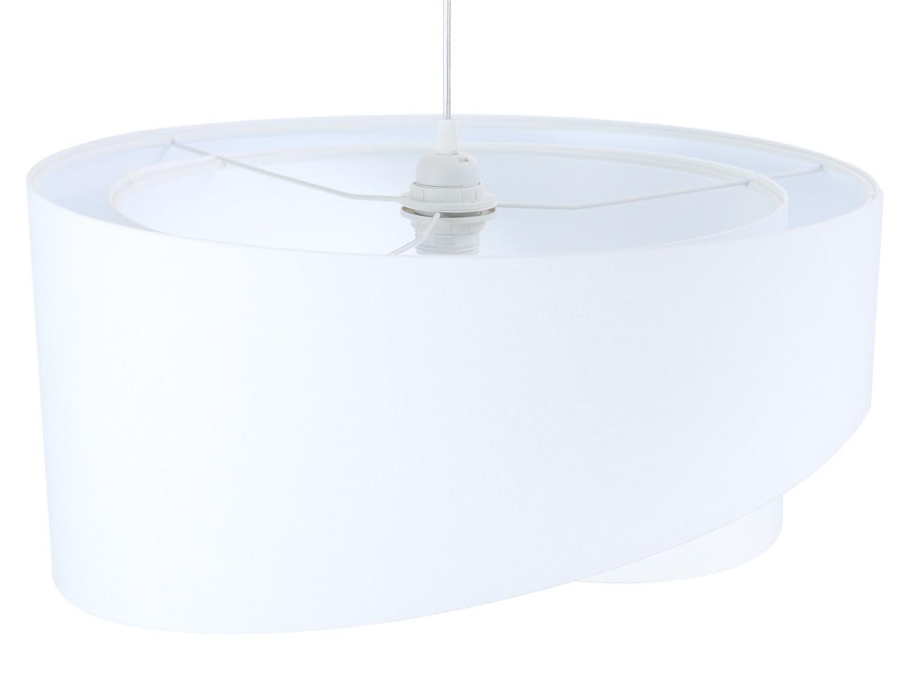 Lampa 50x23x93 cm do biura salonu sypialni wisząca asymetryczna biała nr. 5