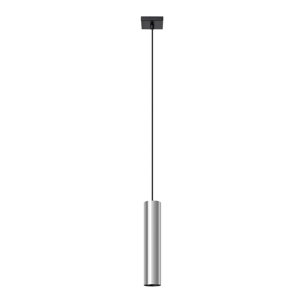 Lampa Wisząca LAGOS 1 chrom 100x8x8cm GU10 nowoczesna do salonu