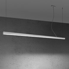 Lampa wisząca PINNE 200 biała 4000K 150x6x200cm nowoczesna LED do salonu - Miniaturka zdjęcia nr 3