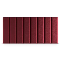  Panele tapicerowane 80x20 cm na ścianę magic velvet bordowy - Miniaturka zdjęcia nr 4
