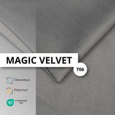 Łóżko Pojedyncze 90x200cm łóżko tapicerowane z pojemnikiem szare do sypialni wezgłowie 100 cm - Miniaturka zdjęcia nr 13