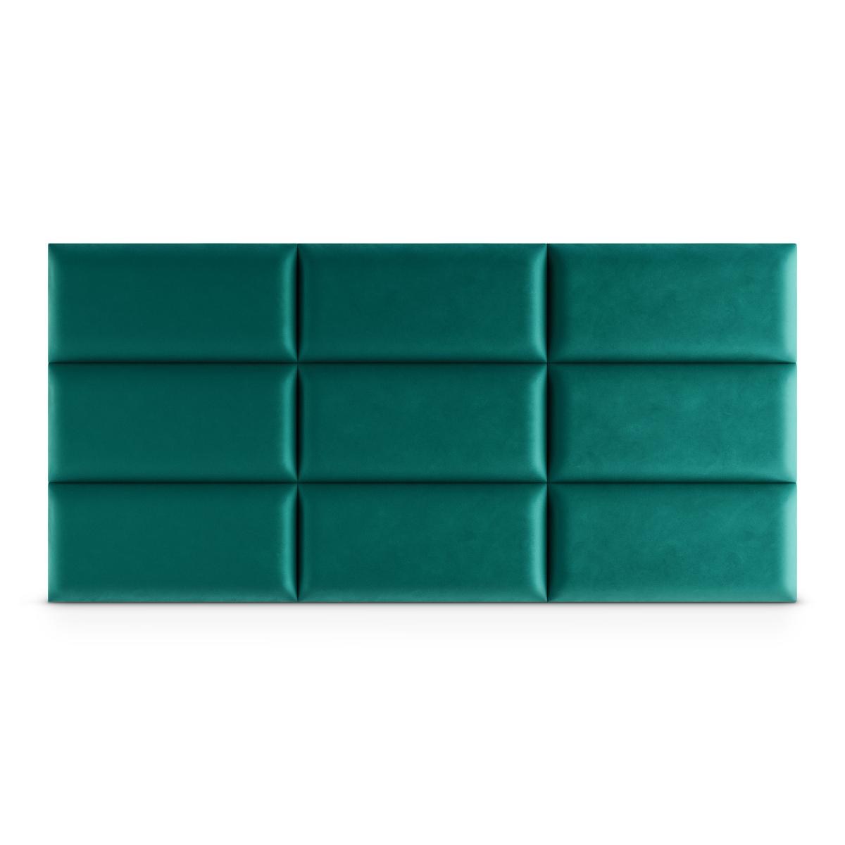 Panele tapicerowane 60x30 cm na ścianę magic velvet turksuowy nr. 4