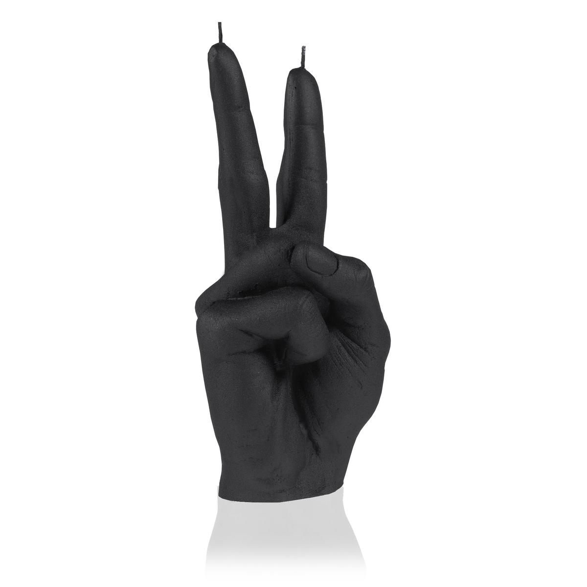 Świeca Hand PEACE Black Matt