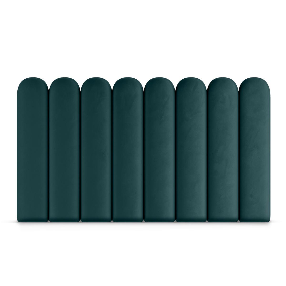 Panele tapicerowane 20x80 na ścianę płotek turkusowy nr. 4