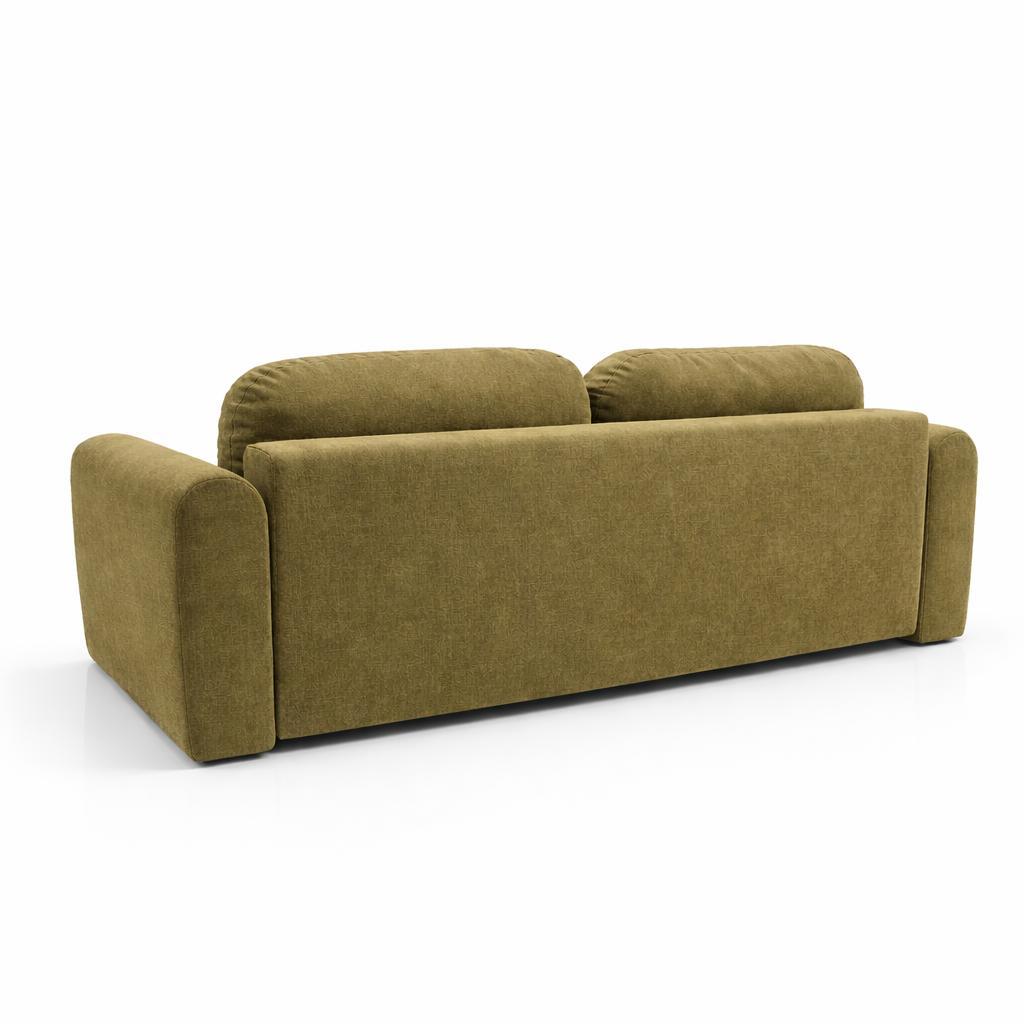 Kanapa z funkcją spania ITALY 250x100x82 cm FLOW 14 trzyosobowa sofa rozkładana oliwkowa nr. 6