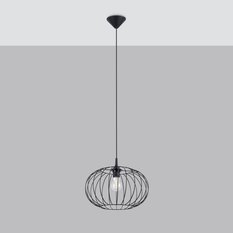 Lampa wisząca TSUNO 86x35x35cm nowoczesna E27 do salonu - Miniaturka zdjęcia nr 2