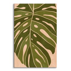 Obraz Do Salonu Liście Tropikalne Monstera Styl Boho Natura 80x120cm - Miniaturka zdjęcia nr 2