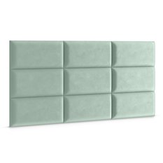 Panele tapicerowane 50x30 na ścianę wezgłowie miętowy - Miniaturka zdjęcia nr 3