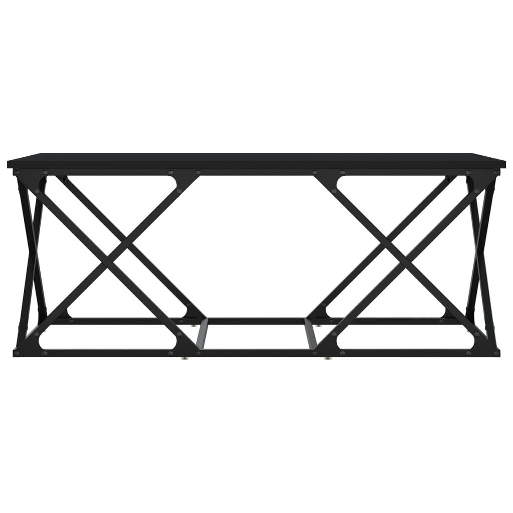 Stolik kawowy 100x49x40 cm czarny do salonu