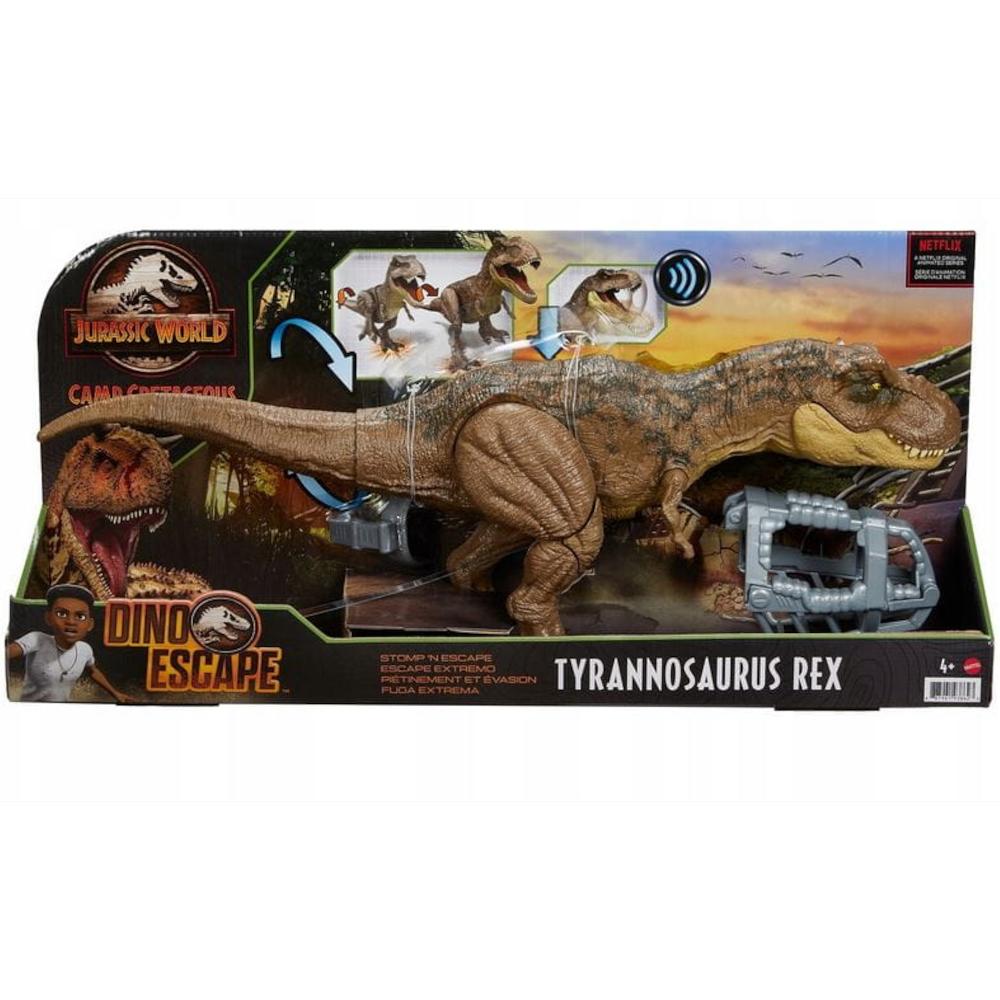 Figurka jurassic world dominion park jurajski dinozaur tyrannosaurus rex mattel