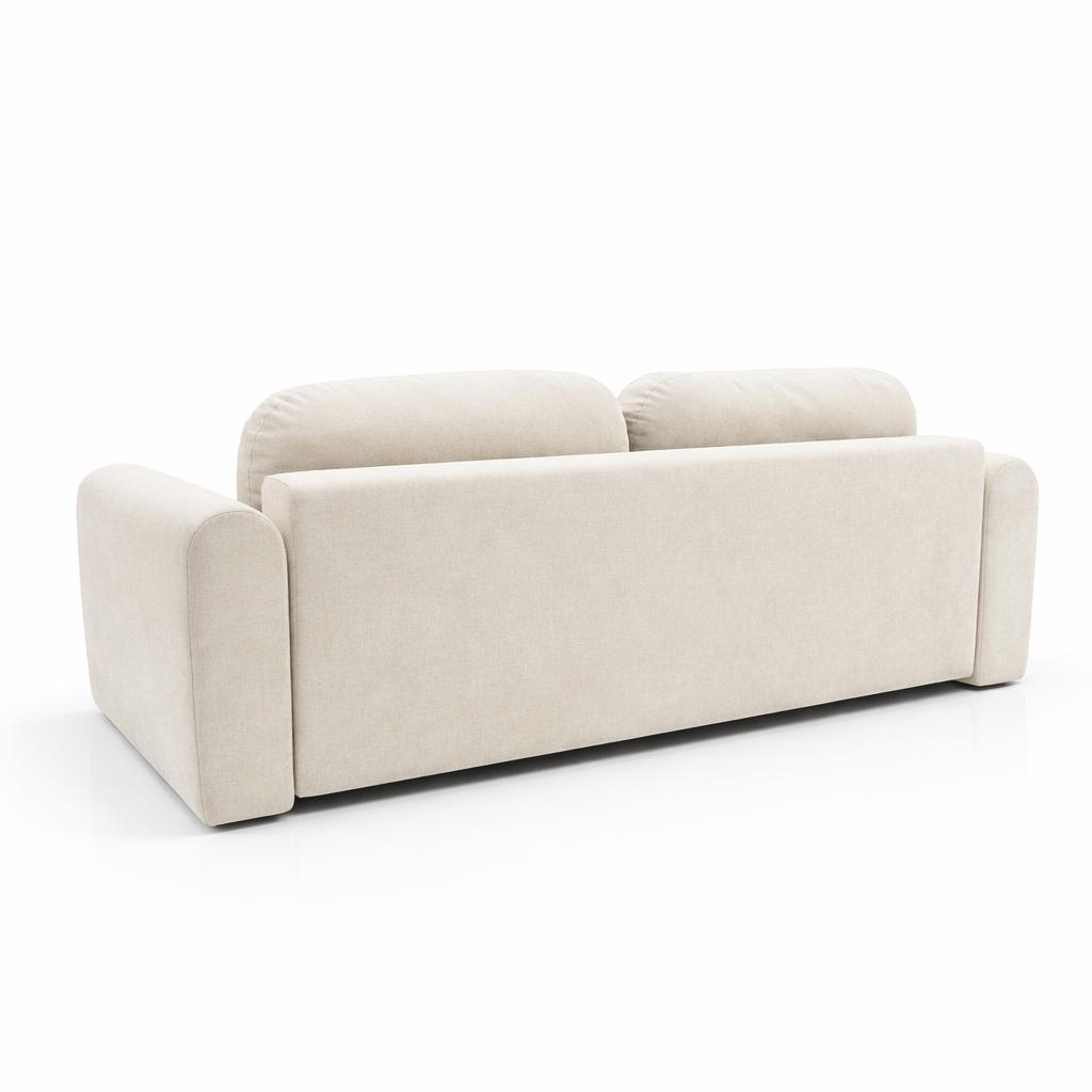 Kanapa rozkładana ITALY 250x100x82 cm LOOP trzyosobowa sofa z funkcją spania kremowa nr. 7