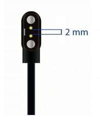 Ładowarka kabel 60 cm usb smartwach czarna - Miniaturka zdjęcia nr 9