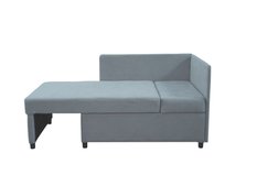 Sofa Viluś 106x75x80 cm szary rozkładana sofa narożna jednoosobowa z funkcją spania i pojemnikiem na pościel - Miniaturka zdjęcia nr 9