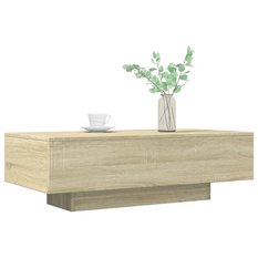 Stolik kawowy 100x49,5x40 cm dąb sonoma do salonu - Miniaturka zdjęcia nr 3