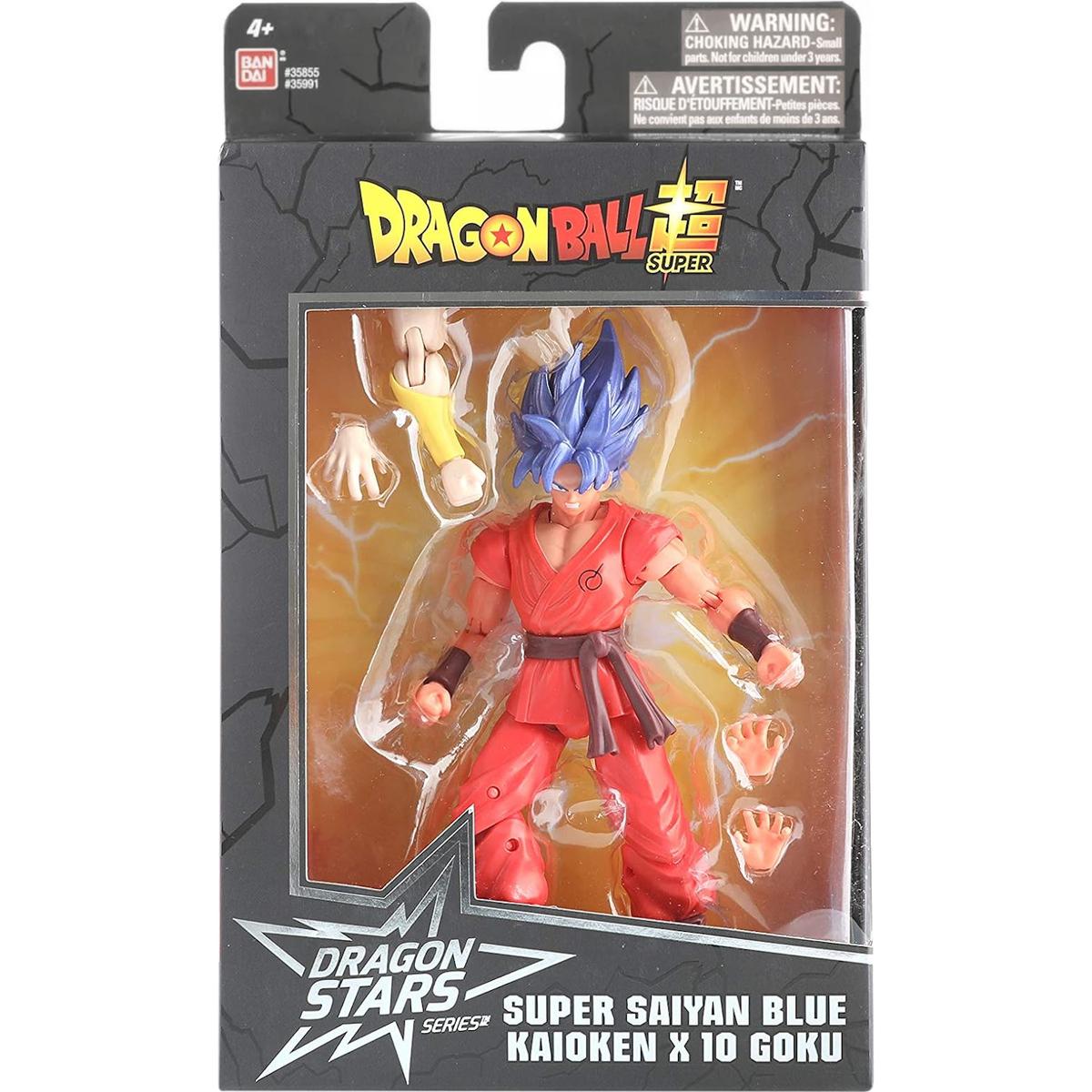 DRAGON BALL DRAGON STARS BANDAI FIGURKA SUPER SAIYAN BLUE KAIOKEN X10 GOKU