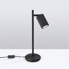 Lampa biurkowa Karbon 43x19.5x14.5cm do sypialni salonu czarna - Miniaturka zdjęcia nr 2