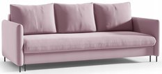 Kanapa BELISSA 216x91x95 cm sofa z funkcją spania z pojemnikiem RIVIERA ciemnoszara do salonu - Miniaturka zdjęcia nr 2