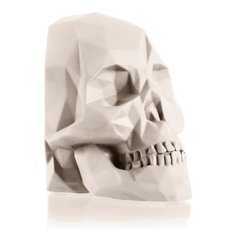 Podpórka do książek Skull Low-Poly Light Beige Poli - Miniaturka zdjęcia nr 2