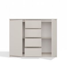 Komoda Malwa 97x120x40 cm do salonu sypialni kaszmir beż - Miniaturka zdjęcia nr 16