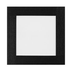 Panel LED 25 x 25 x 5 cm plafon z drewna czarny 24W kinkiet do salonu - Miniaturka zdjęcia nr 7