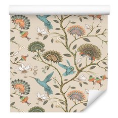 Tapeta – Kolorowe kolibry, dekor w nowoczesnym stylu