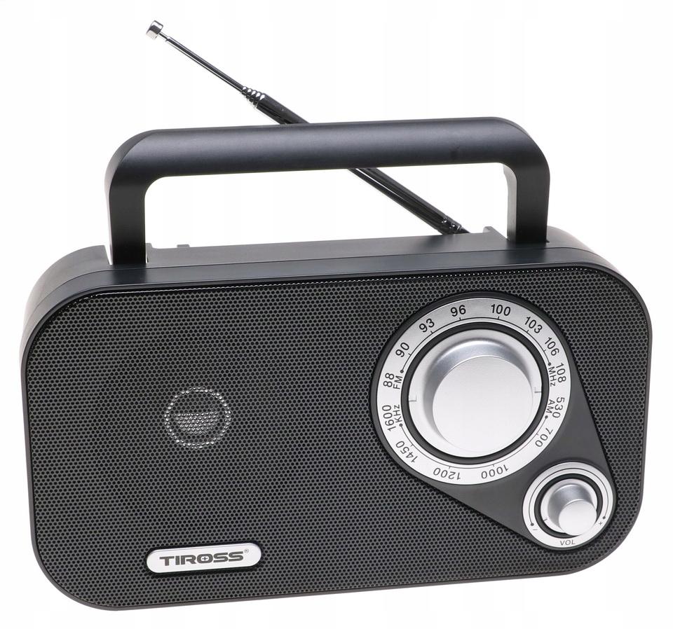 Radio przenośne 21 x 11,5 x 5,5 cm  FM  czarne