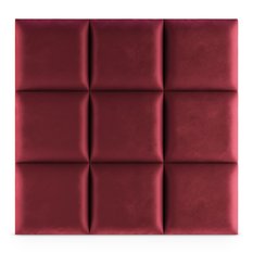 Panele tapicerowane 40x40 na ścianę magic velvet bordowy - Miniaturka zdjęcia nr 4