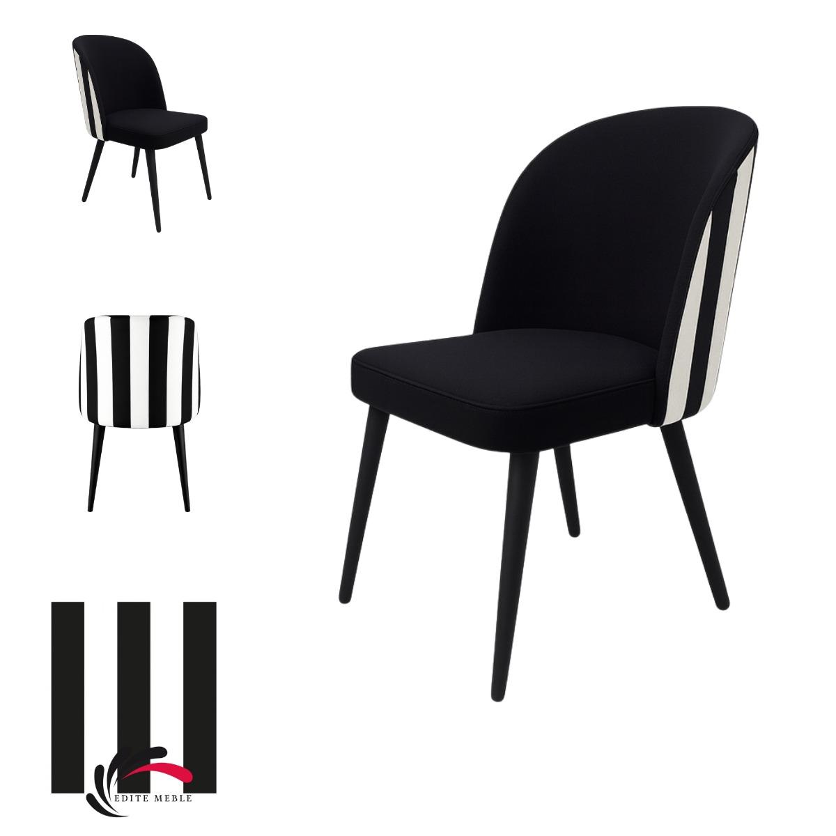 Krzesło Tapicerowane Premium Pasy Classic 01 KL-2 | Producent Edite Meble