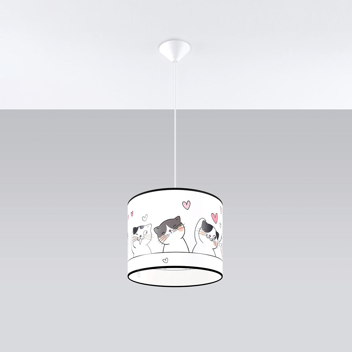 Lampa wisząca CAT 30 95x30x30cm nowoczesna E27 do salonu nr. 3